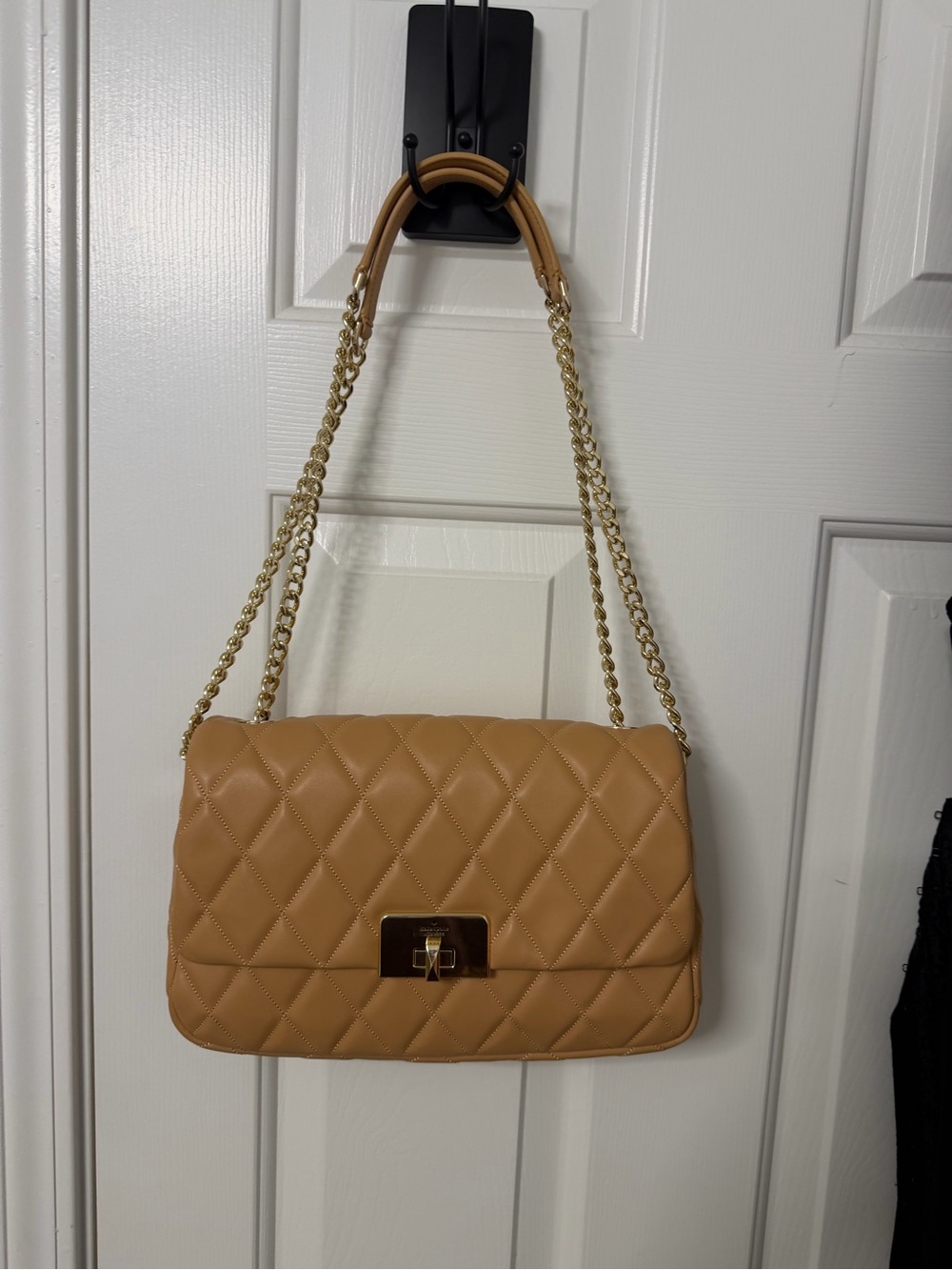 Kate Spade Carey Medium Flap Quilted Leather Chain Shoulder Bag KH228